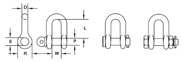 Midland Chain Shackles