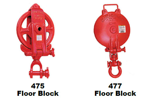 475 / 477 Floor Well Logger's Blocks Types