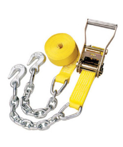 Wide Handle Ratchet with Chain & Hook