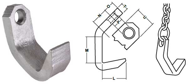 Accoloy® Plate Hooks Diagram