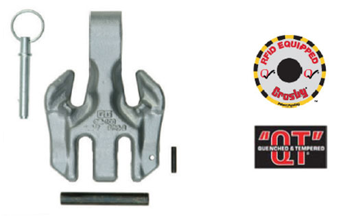 Crosby ELIMINATOR® A-1360D Double Hook Diagram