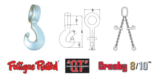 Grade 100 A-1355 Chain Choker Hook Diagram