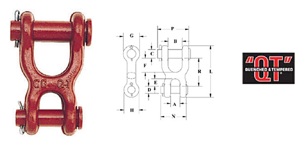 S-247 Double Clevis Link Diagram