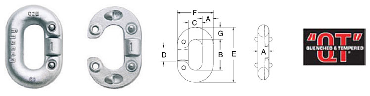 G-335 / S-335 "Missing Link"® Replacement Links Diagram