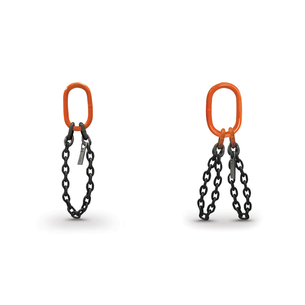 Basket Style Single or Double Leg Alloy Chain Slings Mazzella