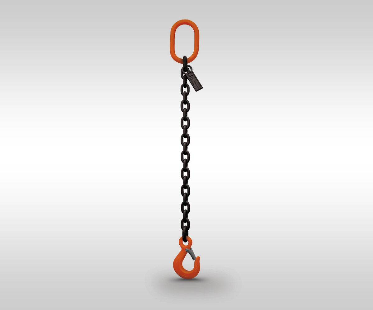 Single Leg Chain Slings Welded or Mechanical (Grade 80/100 Alloy)
