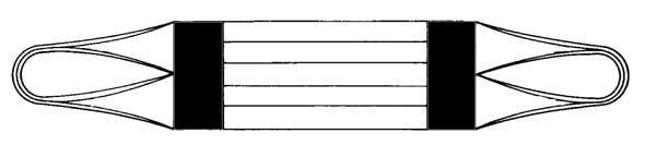 Wide Lift Slings Continuous Eye Wide Lift