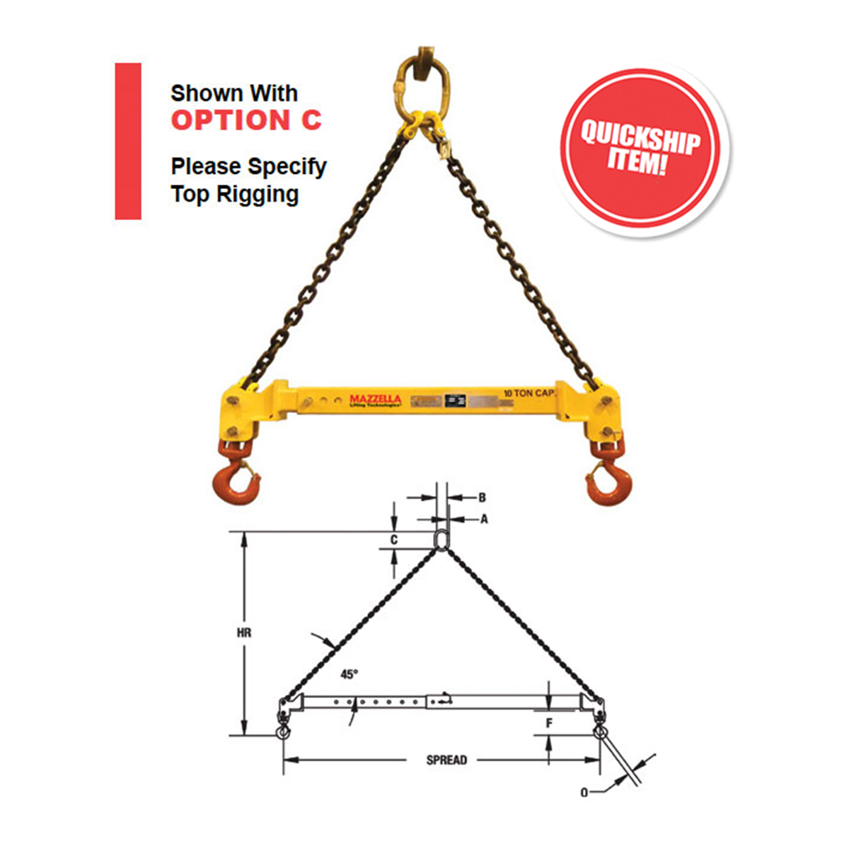 Adjustable Spreader Beams (Model 32) Mazzella Companies Solutions