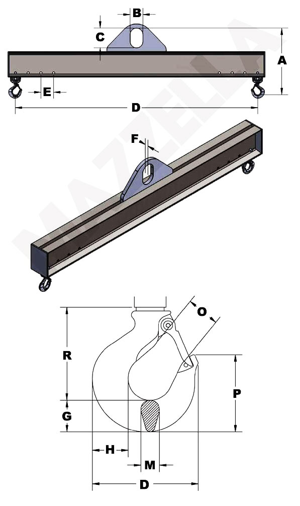 Below-The-Hook Design Sheet: Adjustable Hook Lifting Beam