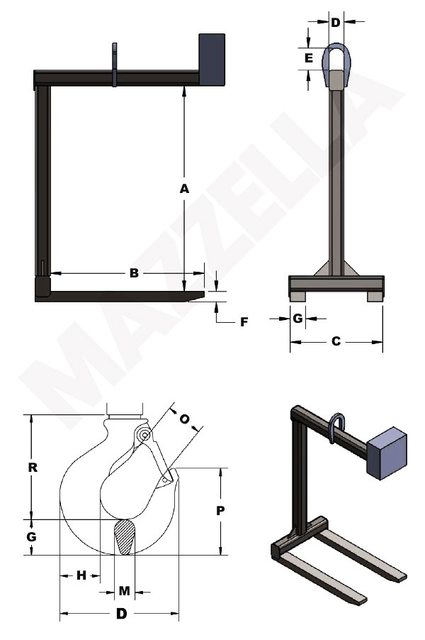 Below-The-Hook Design Sheet: Pallet Lifter