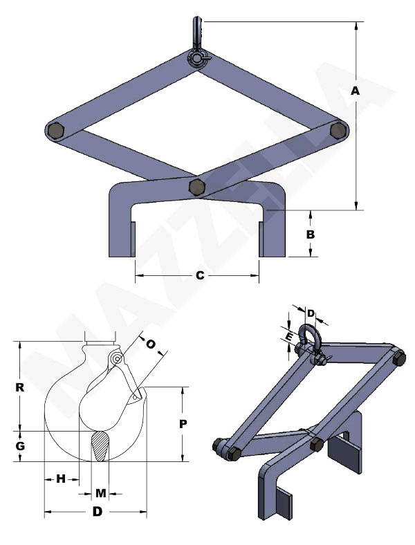 Below-The-Hook Design Sheet: Pressure-Style Lifting Tong