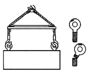 Useful Guidelines For The Rigger Diagram - Attach Eye Bolt