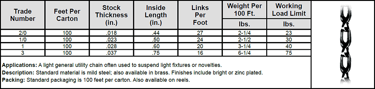 Carbon Chain—Safety Chain / Brass Specs