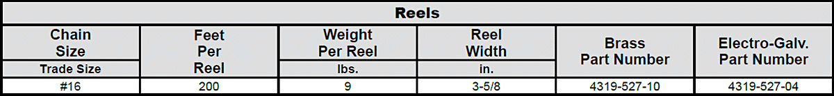 Weldless Double Jack Chain Specs 2