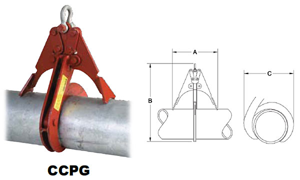 Clamp-Co Pipe Grabs (Crosby) Diagram