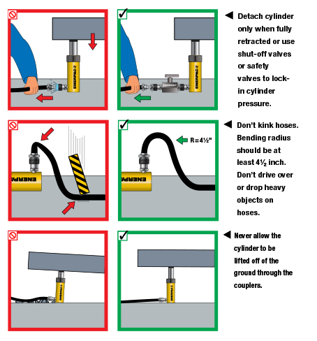 Enerpac Hydraulics Safety Instructions 10