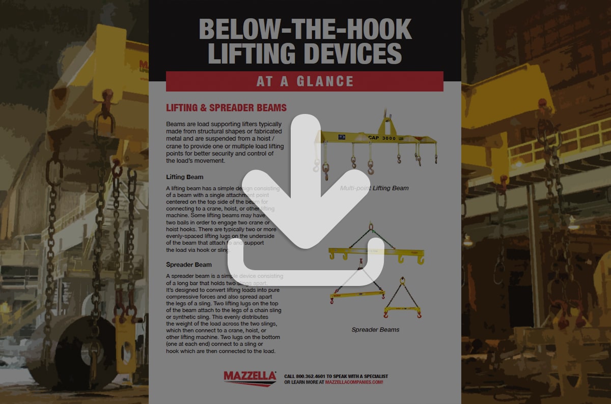 Below-the-Hook Lifting Devices At A Glance [Guide]
