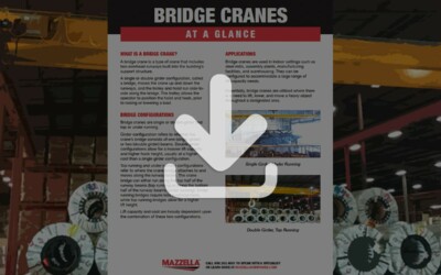 Bridge Cranes At A Glance Guide