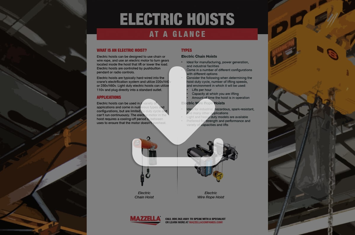 Electric Hoists At A Glance [Guide]