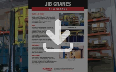 Jib Cranes At A Glance Guide