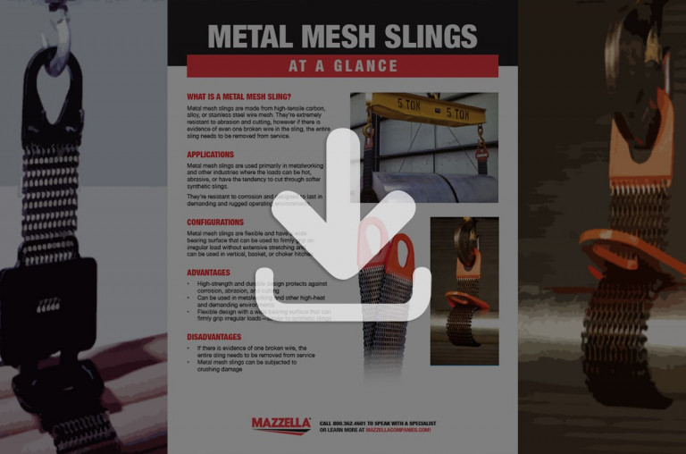 Metal Mesh Slings At A Glance [Guide]
