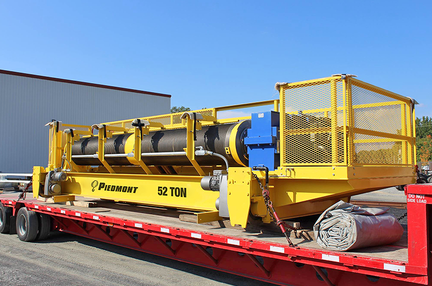 Custom Built-Up Hoist on Truck