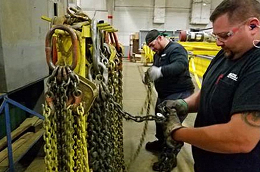 Best Practices for Alloy Chain Sling Inspection and Chain Sling Use: Rigging Inspection