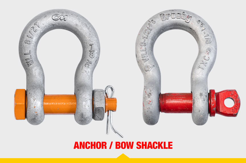 Different Types of Shackles: Anchor / Bow Shackle