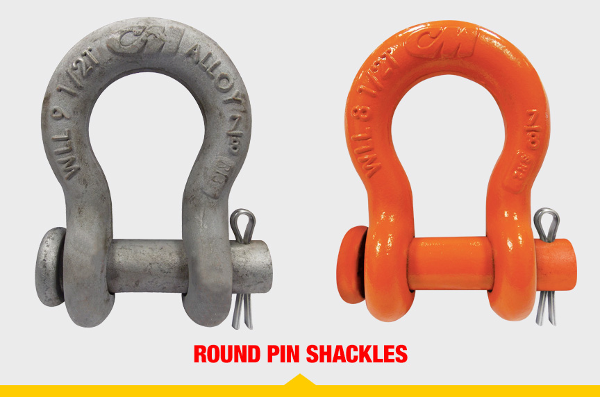 Different Types of Shackles: Round Pin Shackles