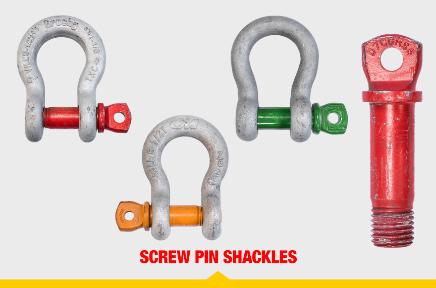 Different Types of Shackles: Screw Pin Shackles