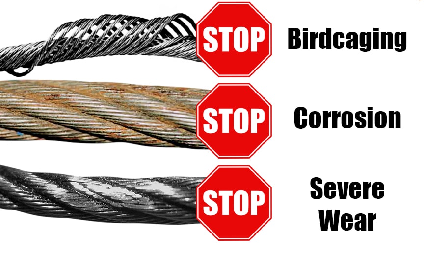 5 Common Problems with Overhead Cranes and How to Avoid Them: Wire Rope Damage
