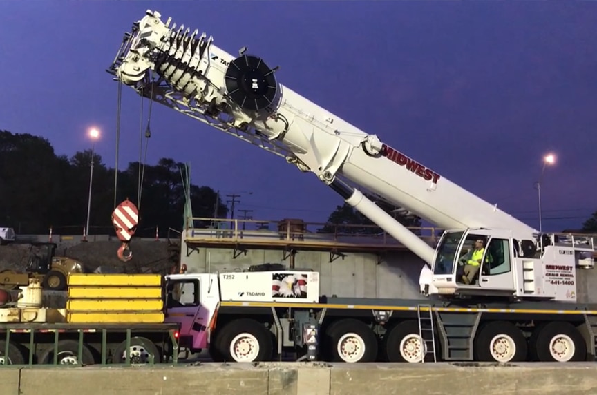 Crane truck hire