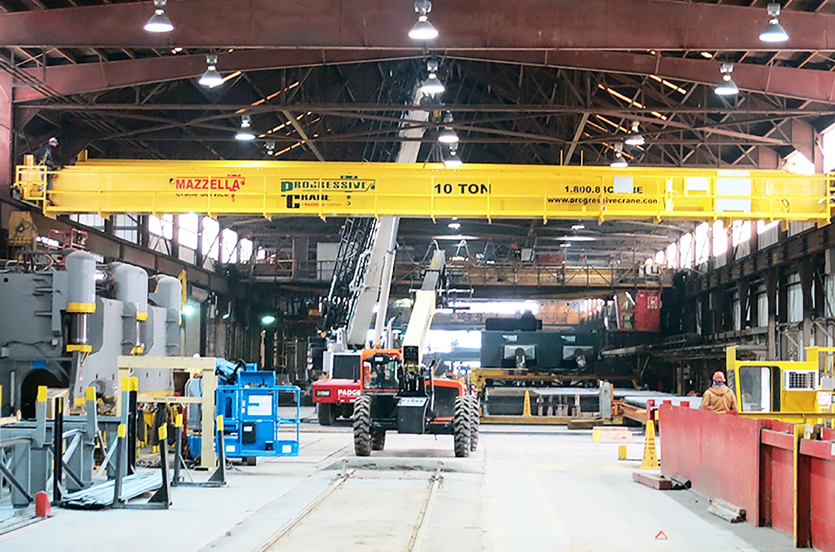 Installing an Overhead Crane in an Existing Building Structure
