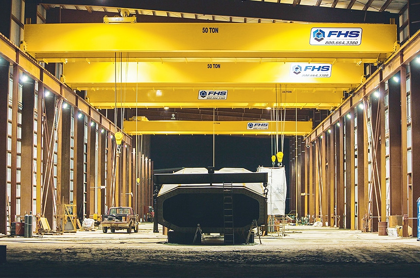 Overhead Cranes: Modular Cranes vs. Engineered Process Cranes: Engineered Process Crane