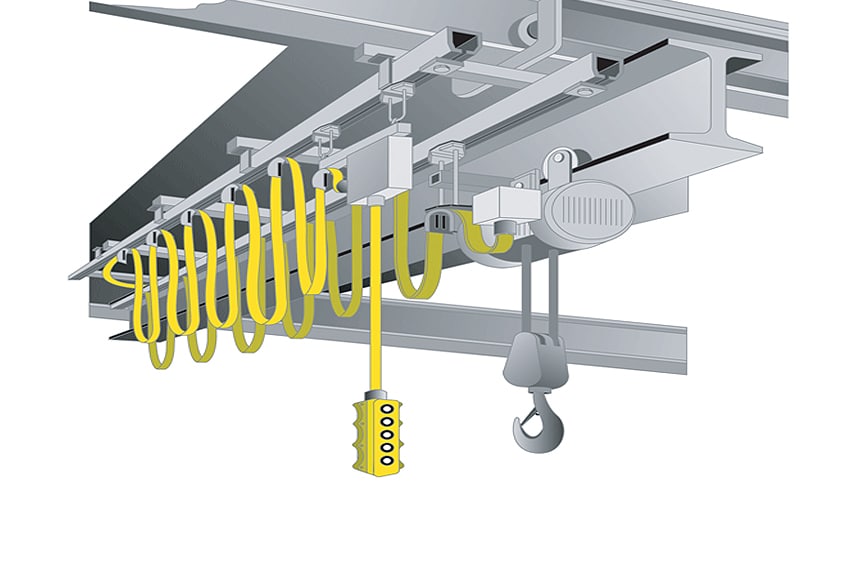 Overhead Crane Control Systems: Pendant with Festoon