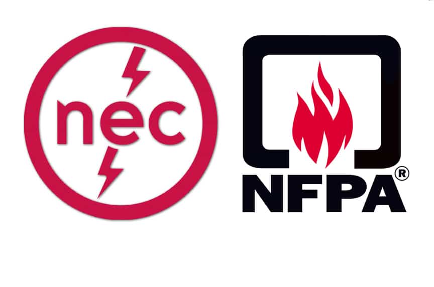 Overhead Crane Electrification: NEC 610.61 Grounding Requirements: NEC NFPA Logo