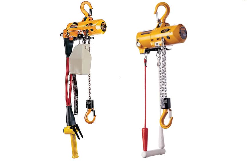 Overhead Crane Hoist Types and Design: Air Chain Hoists