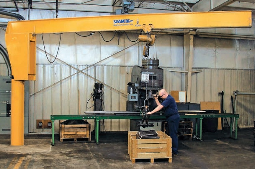 What Is a Jib Crane: Freestanding Jib System