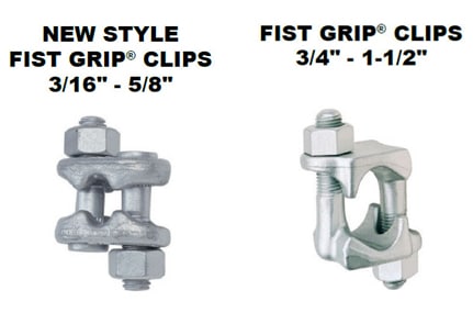 Fist Grip Wire Rope Clip Application Instructions: Clips