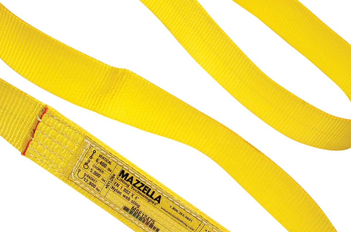 Nylon & Polyester Web Slings: Heavy Duty, Flat Eye, Twisted Eye, Endless