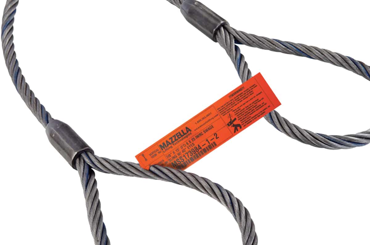 Single-Part Body Mechanically Spliced Wire Rope Slings