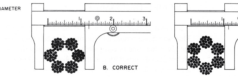 Wire Rope Inspection: How to Measure Actual Diameter