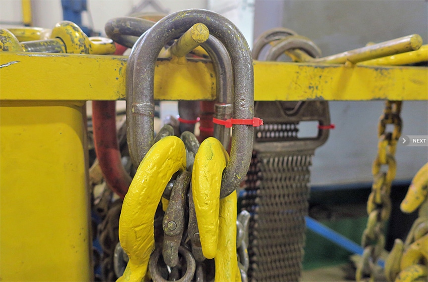 7 Reasons Why Inspection Tags Aren't Making Your Lifting Program Safer: Chain Sling Marked 2