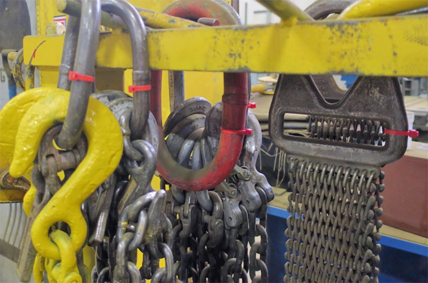 7 Reasons Why Inspection Tags Aren't Making Your Lifting Program Safer: Chain Slings Marked