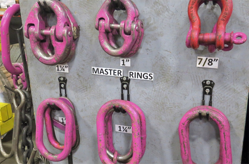 7 Reasons Why Inspection Tags Aren't Making Your Lifting Program Safer: Painted Hardware