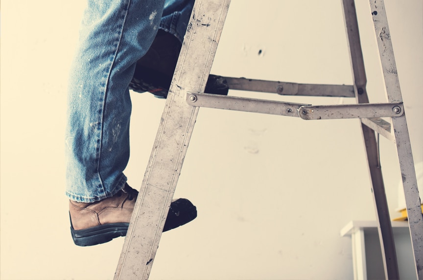 OSHA Ladder Safety Compliance: General Ladder Rules & Requirements: Ladder in Use