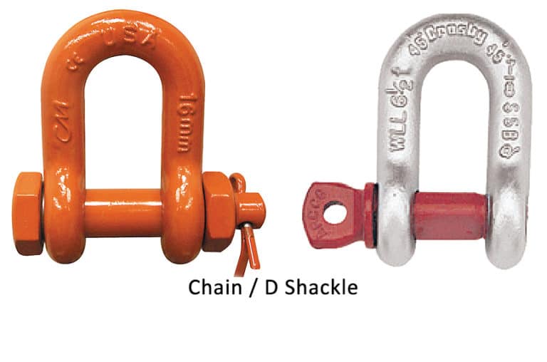 Different Types of Shackles Anchor vs. Chain and Screw Pin vs. Bolt Type