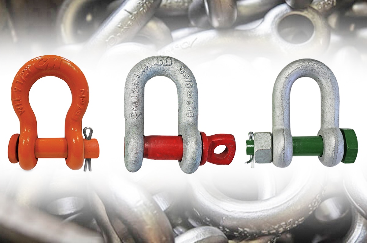 Different Types of Shackles Anchor vs. Chain and Screw Pin vs. Bolt Type