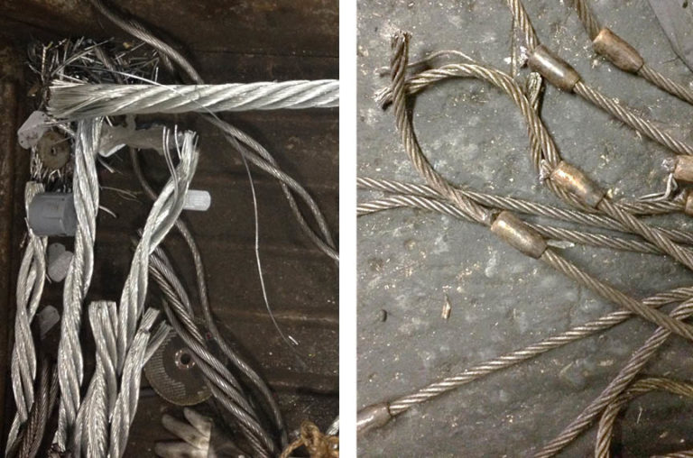 How to Dispose of Damaged Rigging Gear, Wire Rope, & Slings