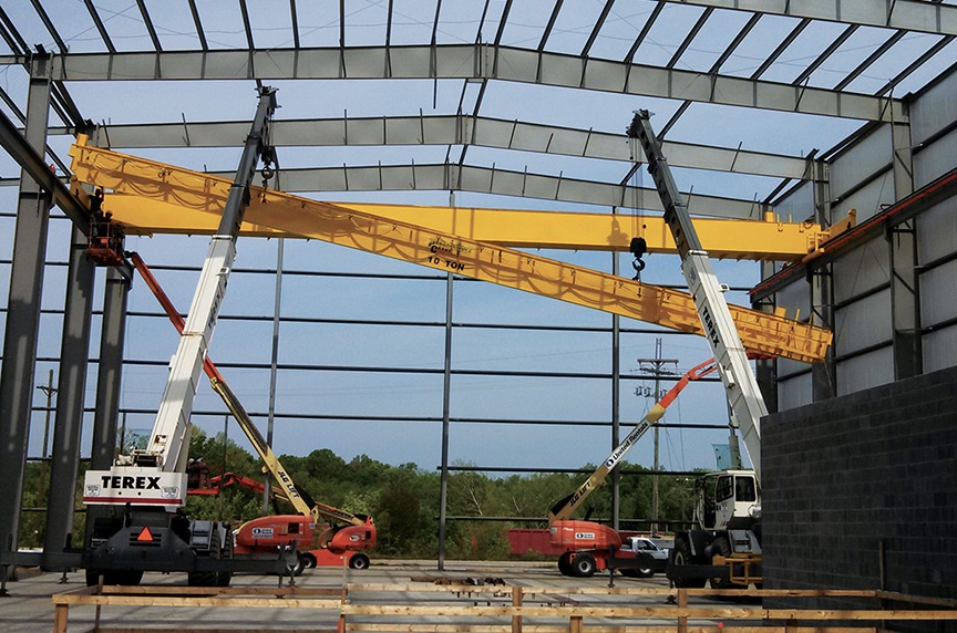 Purchasing an Overhead Crane Process: Class E Crane Install